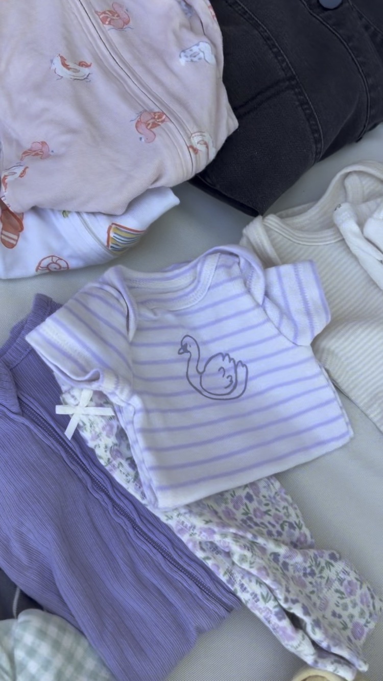 NWOT Preemie Baby Girl Clothing Lot (43 Pieces) - Carter's & Purely Soft🩷